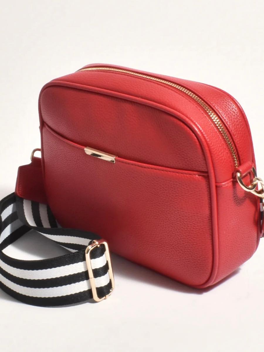 Red Bianca Web Pocket Camera Bag