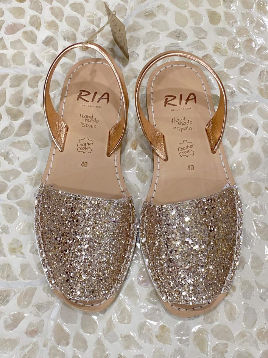 Rose Gold Glitter Sandal